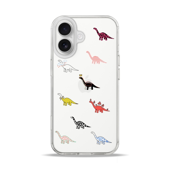 Чехол Pump Clear Case for iPhone 17 Dino Parade - цена, характеристики, отзывы, рассрочка, фото 1