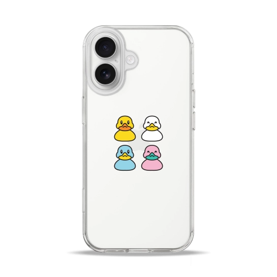 Чехол Pump Clear Case for iPhone 17 Ducks