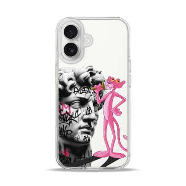 Чехол Pump Clear Case for iPhone 17 Graffiti Panther - цена, характеристики, отзывы, рассрочка, фото 1