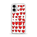 Чехол Pump Clear Case for iPhone 17 Hearts