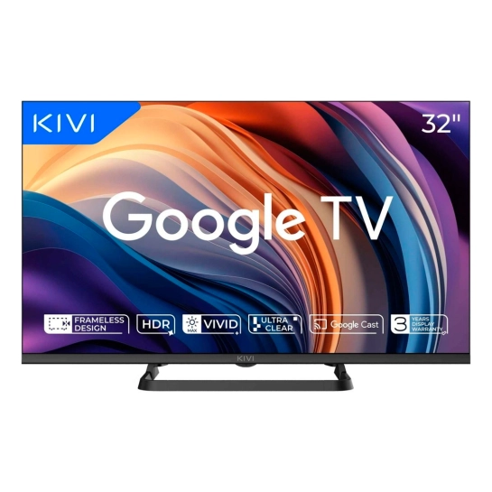 Телевізор Kivi 32", HD, Google TV (32H710QB)