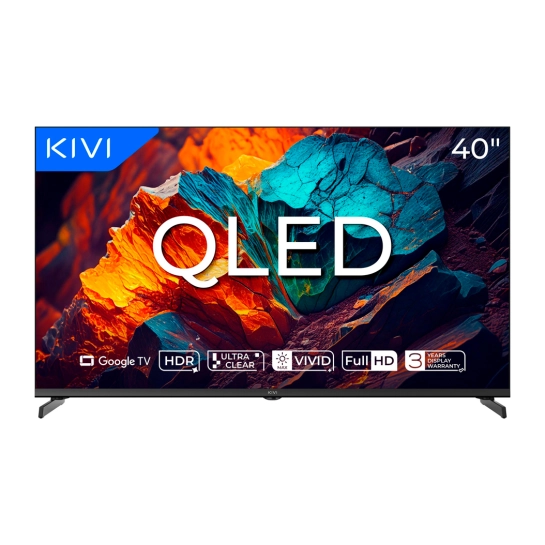 Телевізор Kivi 40", QLED, FHD, Google TV (40F720QB)