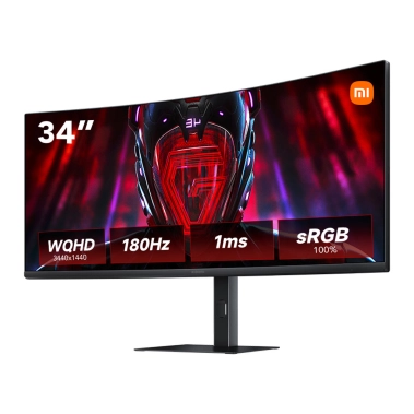 Монітор Xiaomi Curved Gaming Monitor G34WQi (ELA5454EU) (1036178) - цена, характеристики, отзывы, рассрочка, фото 1