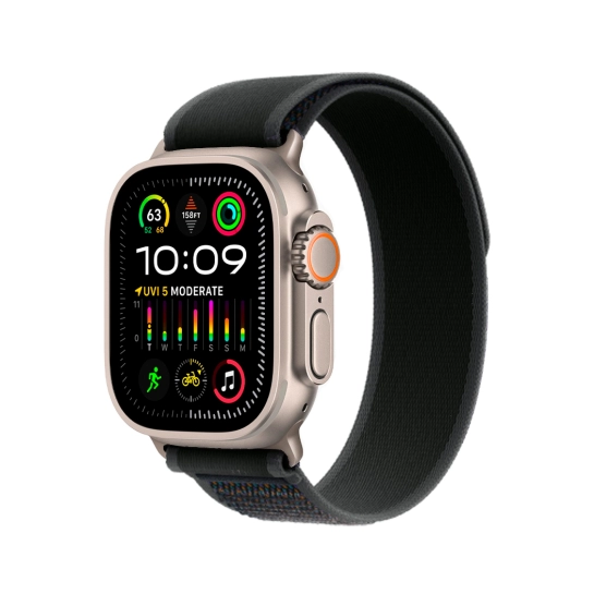 Б/У Смарт-часы Apple Watch Ultra 2 + LTE 49mm Titanium Case with Black/Gray Trail Loop - M/L (Идеальное)