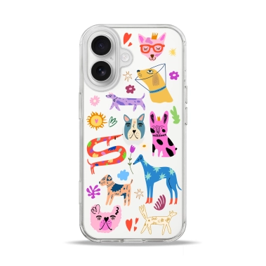Чехол Pump Clear Case for iPhone 17 Lovely Dog - цена, характеристики, отзывы, рассрочка, фото 1