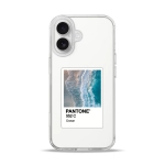 Чехол Pump Clear Case for iPhone 17 Pantone Ocean