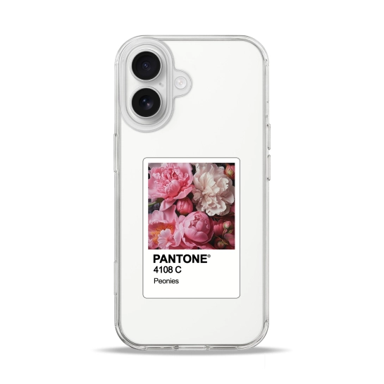 Чохол Pump Clear Case for iPhone 17 Pantone Peonies