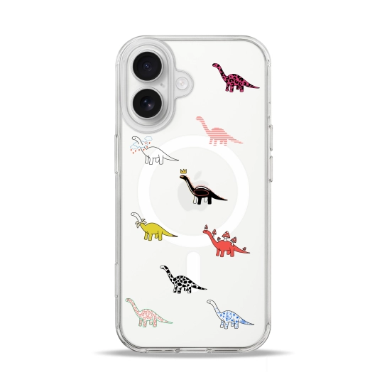 Чехол Pump Clear Case with MagSafe for iPhone 17 Dino Parade