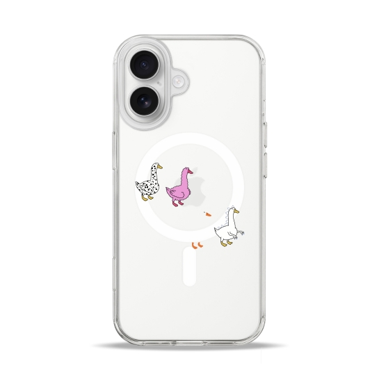 Чехол Pump Clear Case with MagSafe for iPhone 17 Duck Gang - цена, характеристики, отзывы, рассрочка, фото 1