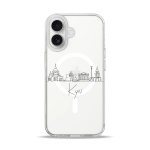 Чохол Pump Clear Case with MagSafe for iPhone 17 Kyiv in Lines
