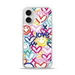 Чехол Pump Clear Case with MagSafe for iPhone 17 love