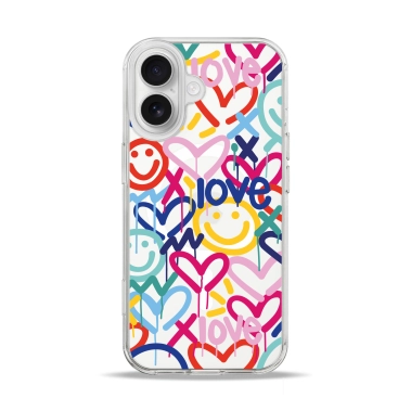 Чохол Pump Clear Case with MagSafe for iPhone 17 love - цена, характеристики, отзывы, рассрочка, фото 1