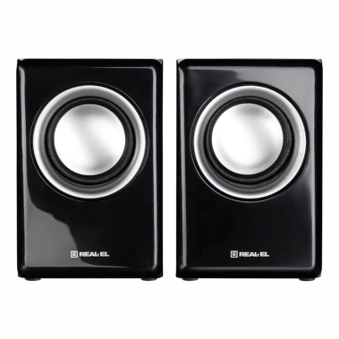 Акустическая система Real-El S-215 Black - цена, характеристики, отзывы, рассрочка, фото 1