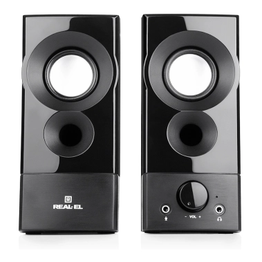 Акустична система REAL-EL S-90 Black - цена, характеристики, отзывы, рассрочка, фото 1