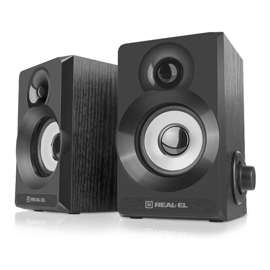 Мультимедійна акустика REAL-EL S-200 USB Black