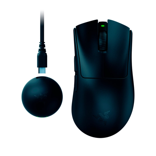 Миша бездротова Razer DeathAdder V4 Pro Wireless/USB, Black (RZ01-05330100-R3G1)