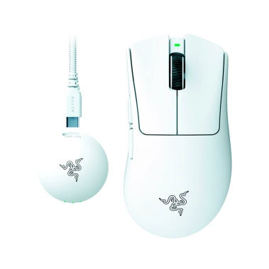 Миша бездротова Razer DeathAdder V4 Pro Wireless/USB, White (RZ01-05330200-R3G1) - цена, характеристики, отзывы, рассрочка, фото 1