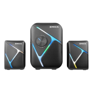 Акустична система REAL-EL M-320 Black (EL121300014) - цена, характеристики, отзывы, рассрочка, фото 1
