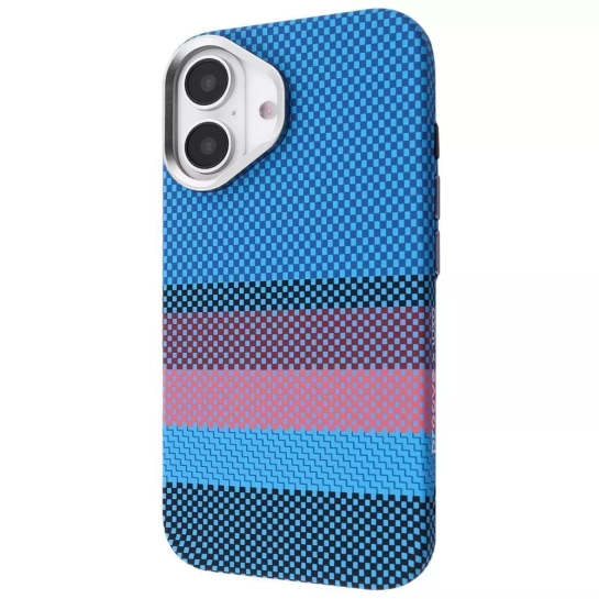 Чехол Proove Gleam Case with Magnetic Ring for iPhone 17 blue borders