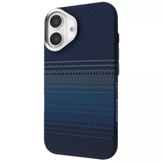Чехол Proove Gleam Case with Magnetic Ring for iPhone 17 blue stripes