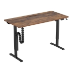 Комп'ютерний стіл із регулюванням висоти OfficePro ODE1575DW Dark Wood/Black