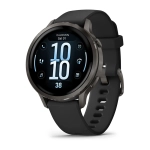 Смарт-годинник Garmin Venu 4 41 mm Слатий with Black Silicone Band (010-03013-02)