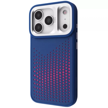 Чехол Kajsa Circle with Magnetic Ring iPhone 17 Pro Max blue - цена, характеристики, отзывы, рассрочка, фото 1