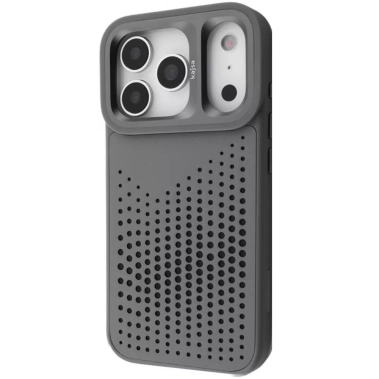 Чехол Kajsa Circle with Magnetic Ring iPhone 17 Pro Max gray - цена, характеристики, отзывы, рассрочка, фото 1