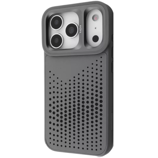 Чехол Kajsa Circle with Magnetic Ring iPhone 17 Pro Max gray