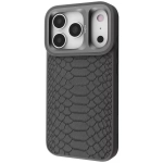 Чехол Kajsa Snake Pattern with Magnetic Ring iPhone 17 Pro Max gray