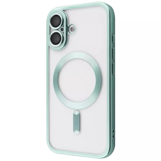 Чохол Metal Matte Case with Magnetic Ring iPhone 17 teal
