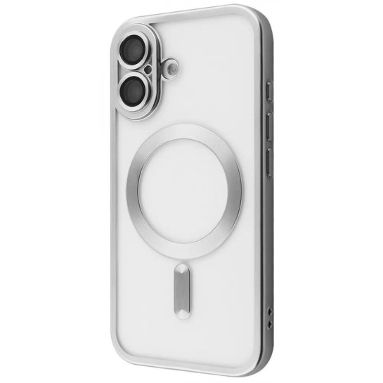 Чохол Metal Matte Case with Magnetic Ring iPhone 17 white titanium - ціна, характеристики, відгуки, розстрочка, фото 1