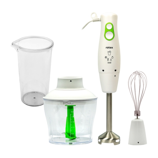 Блендер занурювальний Rotex RTB450-W - ціна, характеристики, відгуки, розстрочка, фото 1