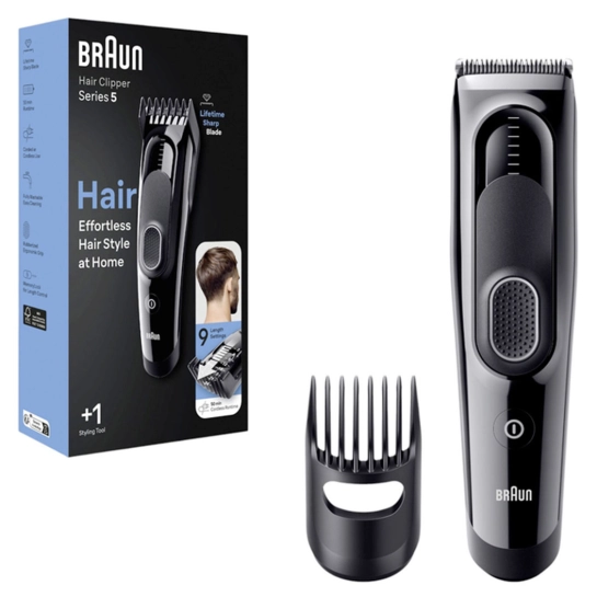 Машинка для стрижки волосся Braun HairClip Series 5 HC5310