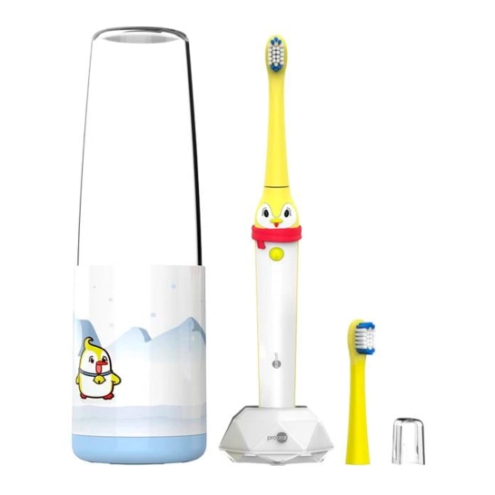 Дитяча електрична зубна щітка Prooral Penguin T2113 - ціна, характеристики, відгуки, розстрочка, фото 1