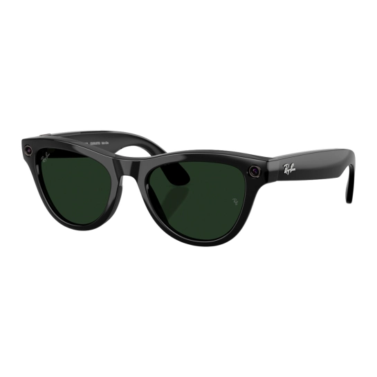Смарт-очки Ray-Ban Meta Skyler Gen 2 - Shiny Black Frame with Clear to Graphite Green Transitions Lenses (RW4014 601/1M 52-20)