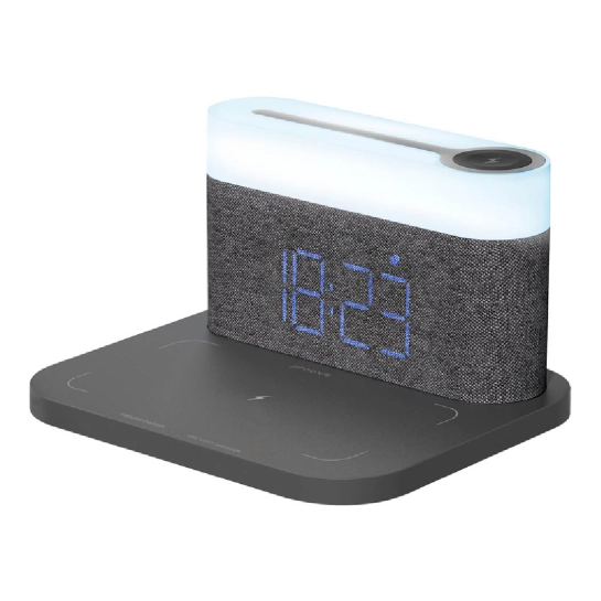 Нічник з бездротовою зарядкою Proove Day & Night Dark Gray