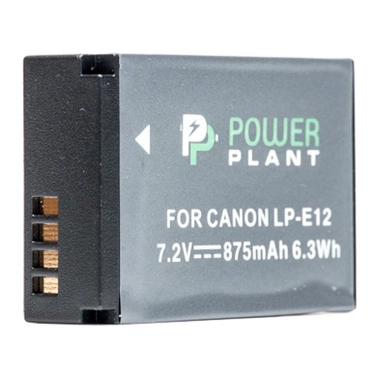 Аккумулятор PowerPlant для Canon LP-E12 (DV00DV1311) - цена, характеристики, отзывы, рассрочка, фото 1