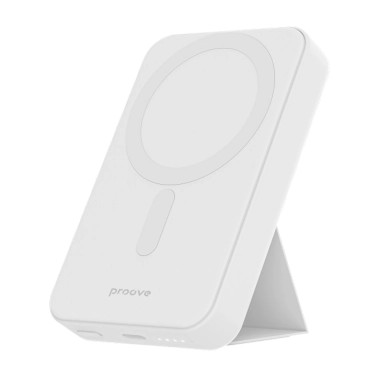Внешний аккумулятор Proove Magnetic PowerBank Hyperion 20W 10000mAh White - цена, характеристики, отзывы, рассрочка, фото 1