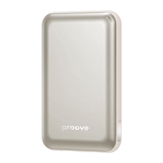 Зовнішній акумулятор Proove Vibe Energy Plus 22.5W 10000mAh White/Gold - ціна, характеристики, відгуки, розстрочка, фото 1