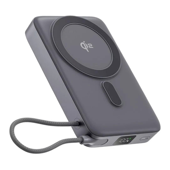 Зовнішній акумулятор Proove OverPower 35W 10000mAh Qi2 Silver - ціна, характеристики, відгуки, розстрочка, фото 1