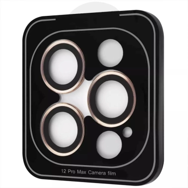 Скло для камери Proove Achilles для iPhone 12 Pro Max Gold - цена, характеристики, отзывы, рассрочка, фото 1