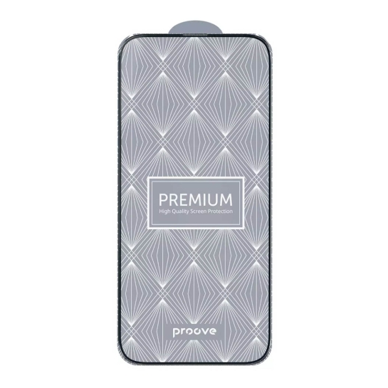 Стекло Proove Premium for iPhone 11/XR Front Black - цена, характеристики, отзывы, рассрочка, фото 1