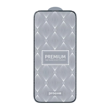 Стекло Proove Premium for iPhone 14 Pro/15/16 Front Black - цена, характеристики, отзывы, рассрочка, фото 1