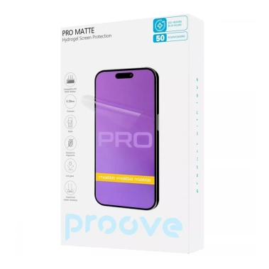 Гідрогелева захисна плівка Proove Hydrogel Screen Protection PRO Matte - цена, характеристики, отзывы, рассрочка, фото 1