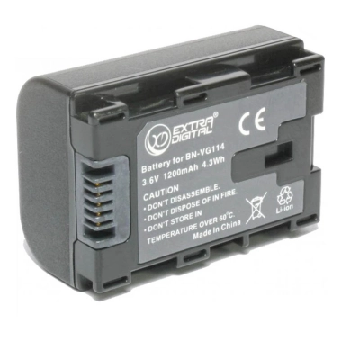 Аккумулятор к фото/видео Extradigital JVC BN-VG114 (chip) (BDJ1310) - цена, характеристики, отзывы, рассрочка, фото 1