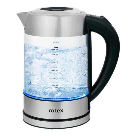Електрочайник Rotex RKT87-SGS - ціна, характеристики, відгуки, розстрочка, фото 1