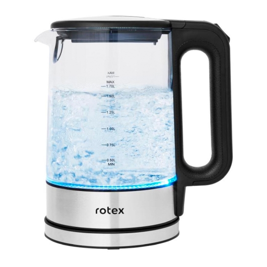 Електрочайник Rotex RKT84-GS - ціна, характеристики, відгуки, розстрочка, фото 1