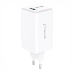 Сетевое зарядное устройство Proove Pocket GaN 100W (2Type-C + USB) White