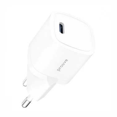 Зарядний пристрій Proove Silicone Power 20W (Type-C) White - цена, характеристики, отзывы, рассрочка, фото 1